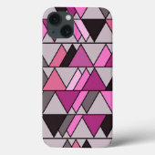 Coques Case-Mate iPhone Triangles Camo Rose (Verso)