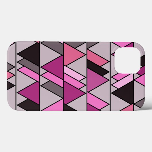 Coques Case-Mate iPhone Triangles Camo Rose (Verso (horizontal))