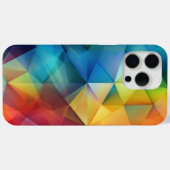 Coques Case-Mate iPhone Triangles dans les couleurs arc-en-ciel (Verso (horizontal))