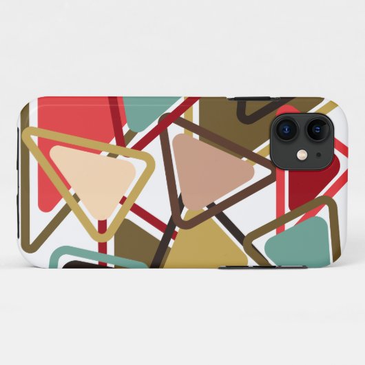 Coques Case-Mate iPhone Triangles épicés (Dos (Horizontal))