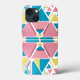 Case-Mate iPhone Case Triangles Géométriques Pastel - Pomme Rétro Modern