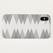 Coques Case-Mate iPhone Triangles gris (Dos (Horizontal))