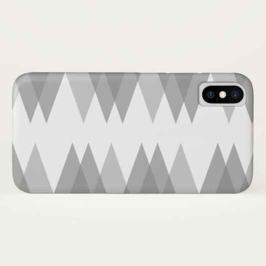 Coques Case-Mate iPhone Triangles gris (Dos (Horizontal))