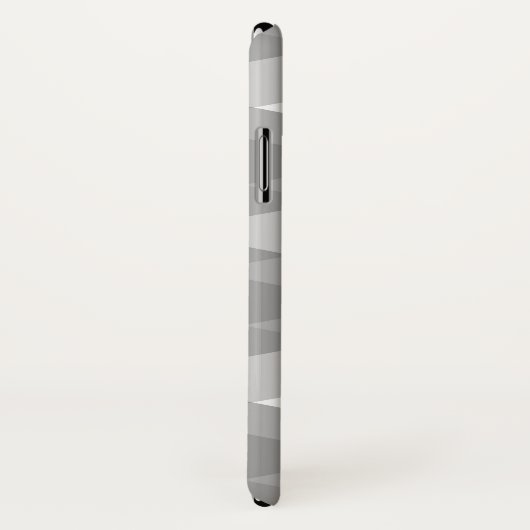 Coques Case-Mate iPhone Triangles gris (Dos/Droite)