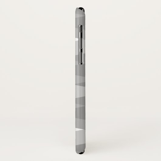 Coques Case-Mate iPhone Triangles gris (Dos/Gauche)
