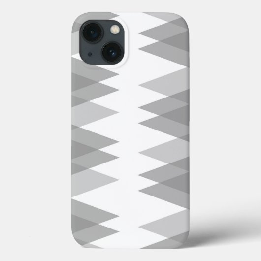 Coques Case-Mate iPhone Triangles gris Coque-coque iphone-Mate (Verso)
