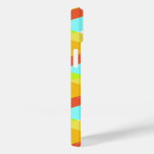 Coques Case-Mate iPhone Triangles jaunes, rouges et bleus cadets (Verso / Droite)