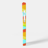 Coques Case-Mate iPhone Triangles jaunes, rouges et bleus cadets (Verso / Gauche)