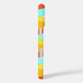 Coques Case-Mate iPhone Triangles jaunes, rouges et bleus cadets (Verso / Droite)