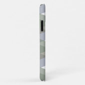 Coques Case-Mate iPhone Triangles kaki (Dos/Droite)