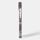 Coques Case-Mate iPhone Triangles mauve et vert (Verso / Gauche)