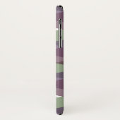 Coques Case-Mate iPhone Triangles mauve et vert (Dos/Gauche)