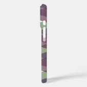 Coques Case-Mate iPhone Triangles mauves et verts (Verso / Gauche)