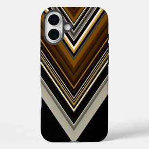 Coques iPhone 16 Plus Triangles modernes initiales abstraites et personn