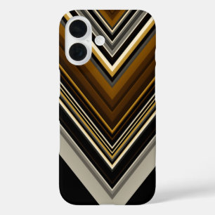 Coques iPhone 16 Triangles modernes initiales abstraites et personn