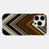 Coques Case-Mate iPhone Triangles modernes initiales abstraites et personn (Verso (horizontal))
