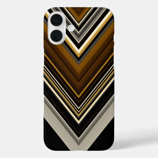Coques Case-Mate iPhone Triangles modernes initiales abstraites et personn (Verso)