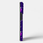 Coques Case-Mate iPhone Triangles rétro violets et roses (Verso / Droite)