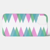 Coques Case-Mate iPhone Triangles rose et vert Coque-coque iphone Mate (Verso (horizontal))