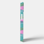 Coques Case-Mate iPhone Triangles rose et vert Coque-coque iphone Mate (Verso / Droite)