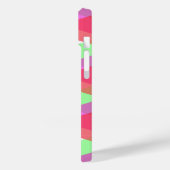 Coques Case-Mate iPhone Triangles rouge et vert (Verso / Gauche)