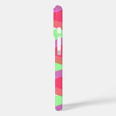 Coques Case-Mate iPhone Triangles rouges et verts (Verso / Gauche)