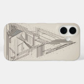 Coques Case-Mate iPhone Triangles stratifiés (Verso (horizontal))