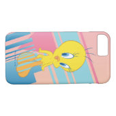 Coques Case-Mate iPhone Triangles TWEETY™ PinkBG (Dos (Horizontal))