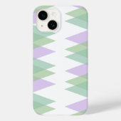 Coques Case-Mate iPhone Triangles vert et lilas (Verso)