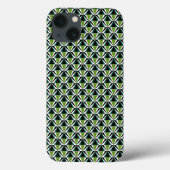 Coques Case-Mate iPhone Triangles verts (Verso)