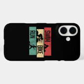Coques Case-Mate iPhone Triathlon - Nager Vélo Course (Verso (horizontal))