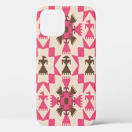 Coques Case-Mate iPhone Tribal aztec abstrait sans couture motif (Verso)