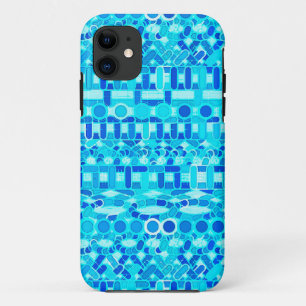 Case-Mate iPhone Case Tribal Batik - bleu turquoise, aqua et cobalt