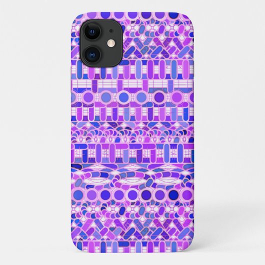Coques Case-Mate iPhone Tribal Batik - nuances violet violet violet (Dos)