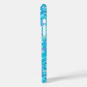 Coques Case-Mate iPhone Tribal Batik - tons bleus (Verso / Gauche)