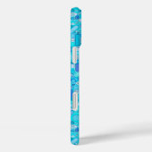 Coques Case-Mate iPhone Tribal Batik - tons bleus (Verso / Droite)