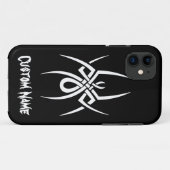 Coques Case-Mate iPhone Tribal blanc noir classique élégant simple frais (Dos (Horizontal))