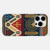 Coques Case-Mate iPhone Tribal Geometric Fox Pattern Phone Case (Verso (horizontal))
