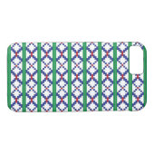 Coques Case-Mate iPhone Tribal Green, bleu, rouge ethnique folk art motif (Dos (Horizontal))