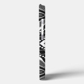 Coques Case-Mate iPhone Tribal Noir+Aum Blanc (Verso / Gauche)