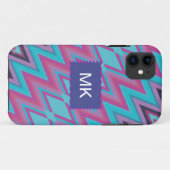 Coques Case-Mate iPhone Tribal pourpre et Aqua (Dos (Horizontal))