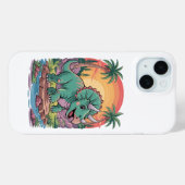 Coques Case-Mate iPhone Triceratops triomphe (Verso (horizontal))