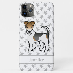 Case-Mate iPhone Case Tricolor Wire Fox Terrier Chien de Dessin Animé Mi