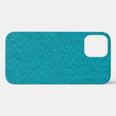 Coques Case-Mate iPhone Tricot bleu Laine Texture Closeup (Verso (horizontal))