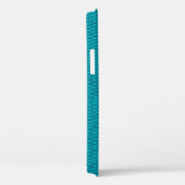 Coques Case-Mate iPhone Tricot bleu Laine Texture Closeup (Verso / Droite)