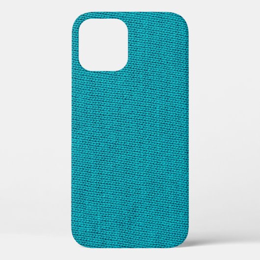 Coques Case-Mate iPhone Tricot bleu Laine Texture Closeup (Verso)