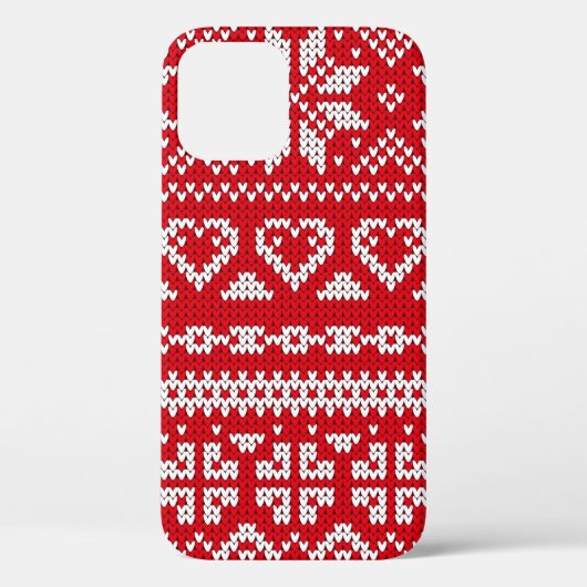 Coques Case-Mate iPhone Tricot sans couture motif Norvège pull de fête d (Verso)