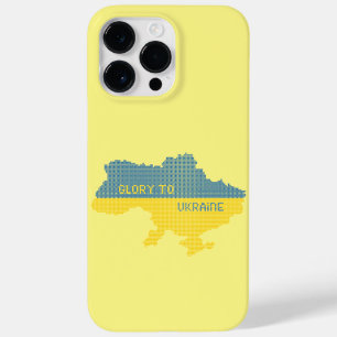 Coque Pour Pour iPhone 14 Pro Max Tricot Ukraine texte de la carte d'Etat Gloire à l