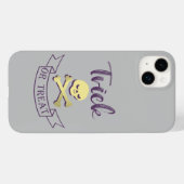 Coques Case-Mate iPhone Tricoter ou traiter les os croisés du crâne Ruban (Verso (horizontal))