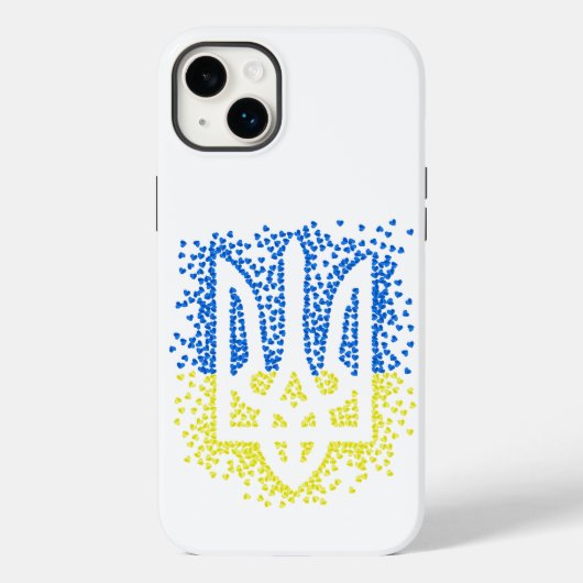 Coques Case-Mate iPhone Trident de l'emblème ukrainien tryzub dispersant l (Verso)